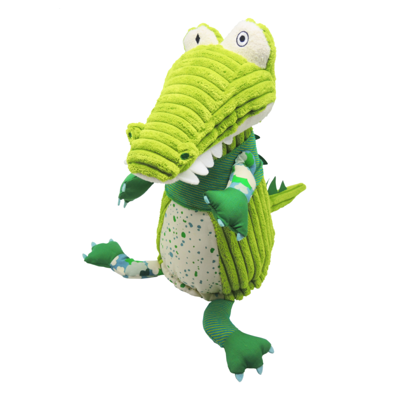 Les déglingos aligatos the alligator original green baby conforter 